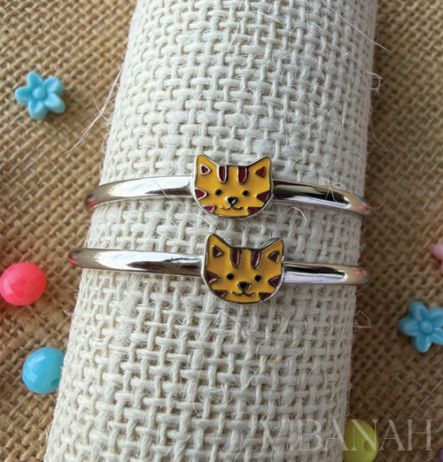 2Pcs Adjustable Kada - Playful Cat Face